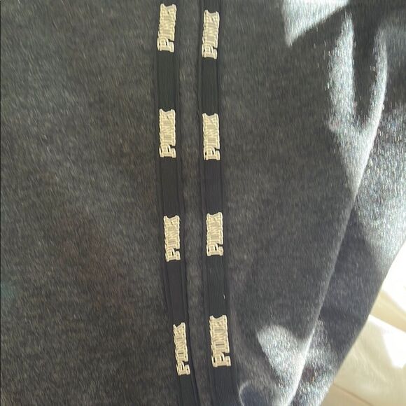 PINK Victoria's Secret Black Leggings with Tapered Design Size S GUC - Picture 4 of 5